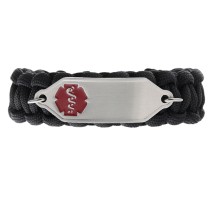 stainless steel paracord braelet